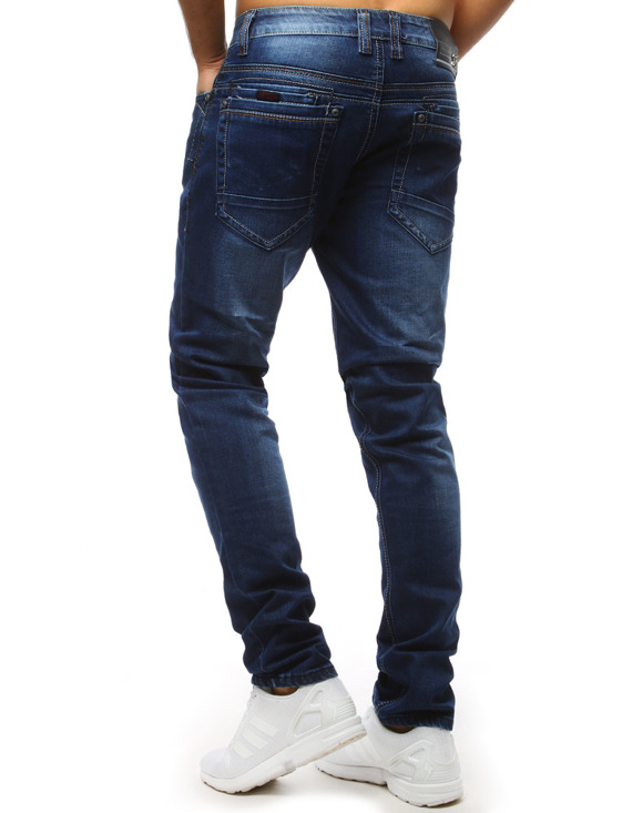 Spodnie jeansowe męskie niebieskie UX1542