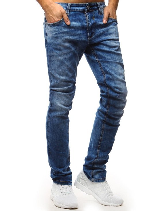 Spodnie jeansowe męskie niebieskie UX1552