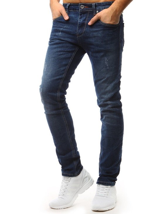 Spodnie jeansowe męskie niebieskie UX1560