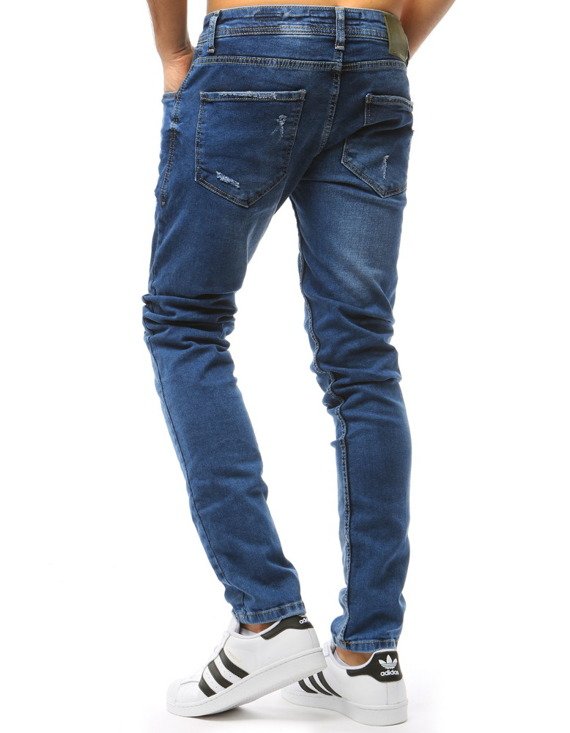 Spodnie jeansowe męskie niebieskie UX1758