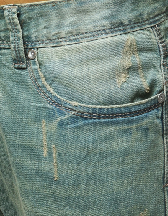Spodnie jeansowe męskie niebieskie UX1962
