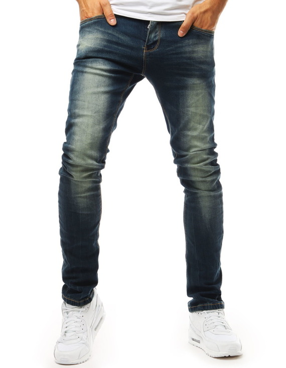 Spodnie jeansowe męskie niebieskie UX1970