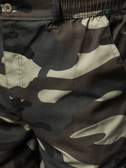 Spodnie męskie bojówki brązowe Dstreet UX4118