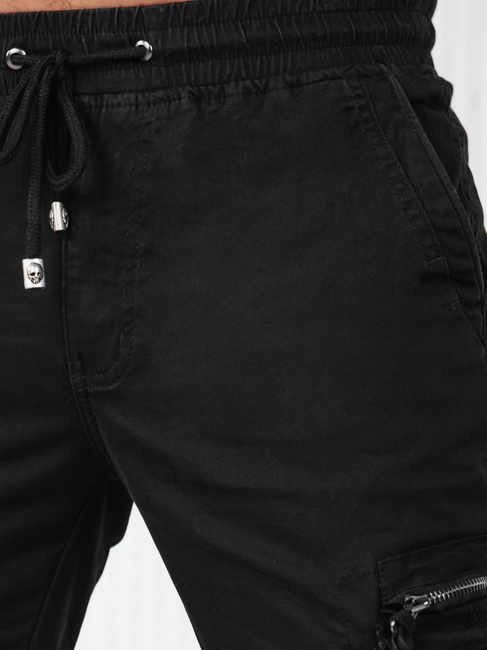 Spodnie męskie bojówki czarne Dstreet UX4173