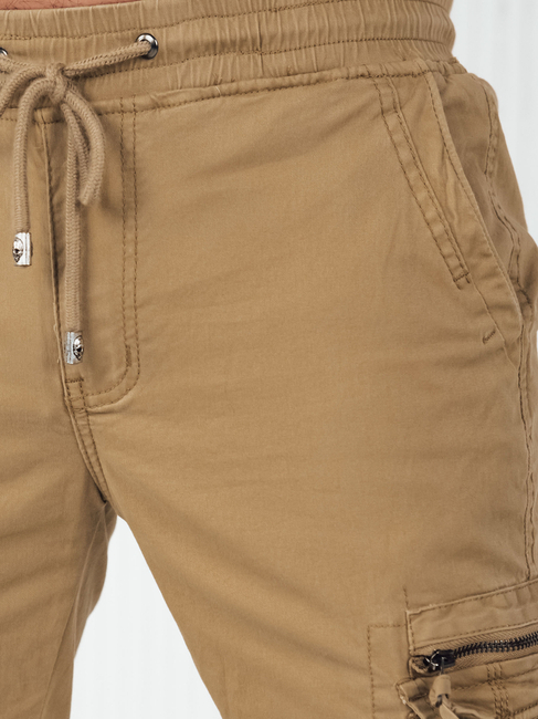 Spodnie męskie bojówki khaki Dstreet UX4180