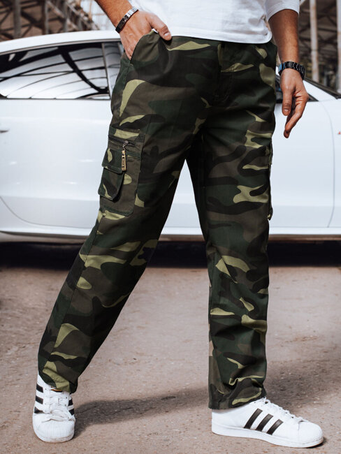 Spodnie męskie bojówki zielone Dstreet UX4117