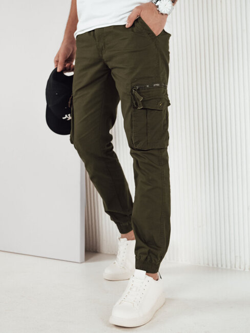 Spodnie męskie bojówki zielone Dstreet UX4178