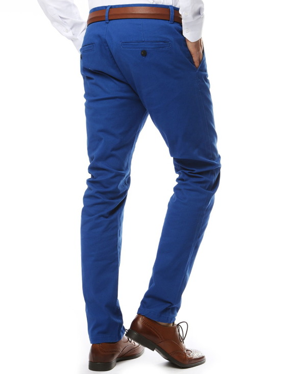 Spodnie męskie chinos niebieskie Dstreet UX2139