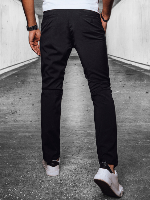 Spodnie męskie chinosy czarne Dstreet UX4068