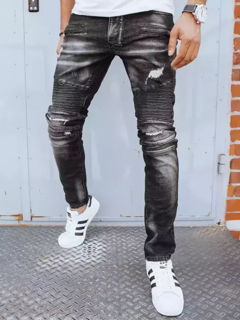Spodnie męskie czarne Dstreet UX3815