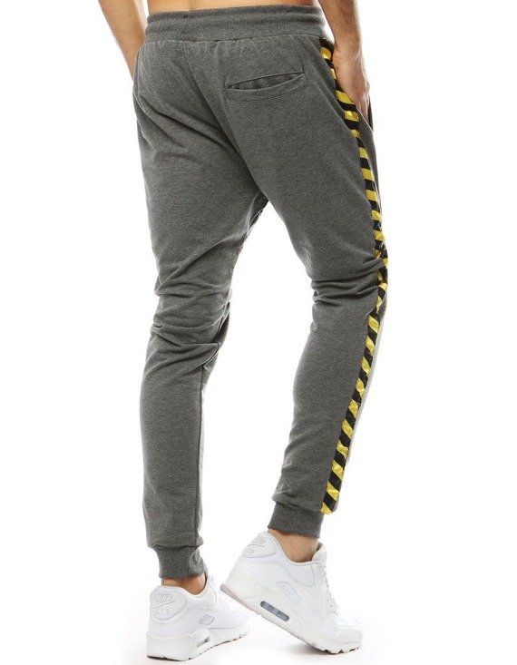 Spodnie męskie dresowe antracytowe Dstreet UX2194