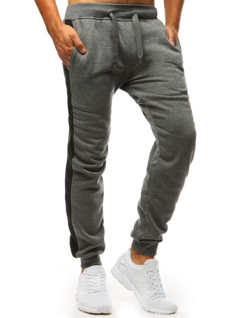 Spodnie męskie dresowe antracytowe Dstreet UX3374