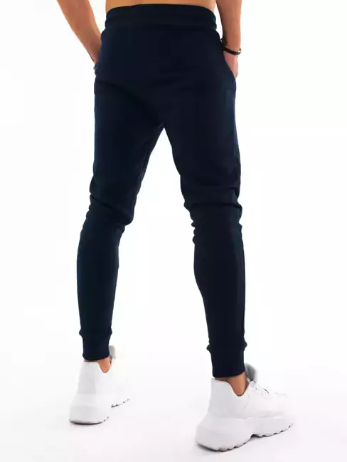 Spodnie męskie dresowe ciemnoniebieskie Dstreet UX3340