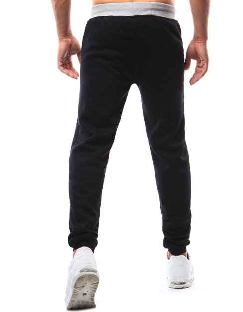 Spodnie męskie dresowe czarne Dstreet UX2213
