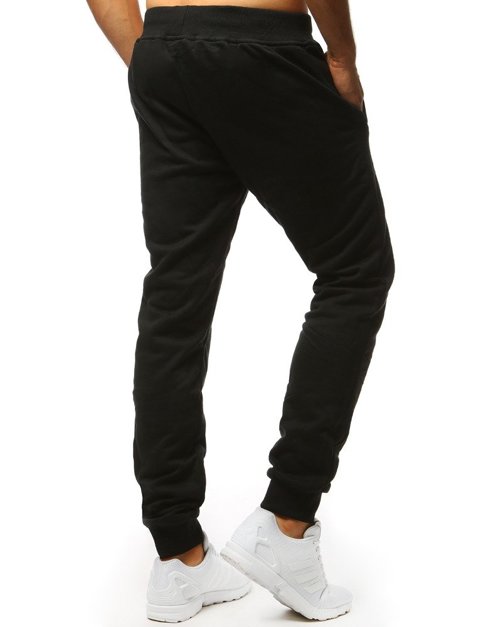 Spodnie męskie dresowe czarne Dstreet UX2395