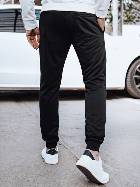Spodnie męskie dresowe czarne Dstreet UX4200