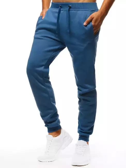 Spodnie męskie dresowe niebieskie Dstreet UX3370