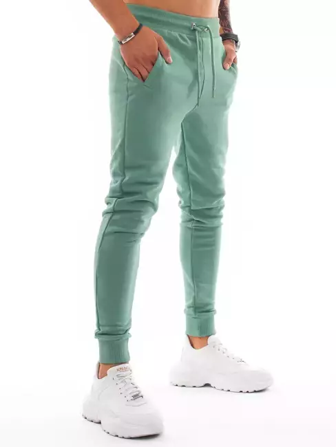 Spodnie męskie dresowe zielone Dstreet UX3343