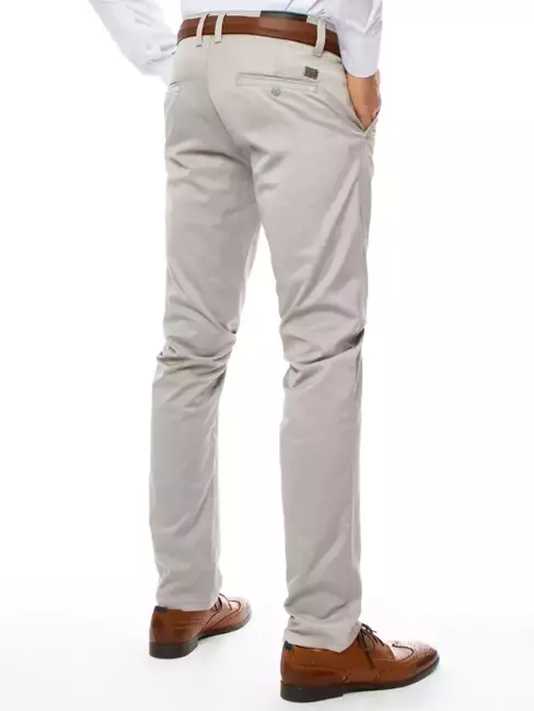 Spodnie męskie jasnoszare Dstreet UX3251