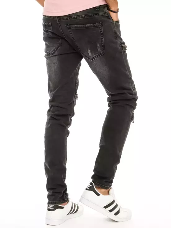 Spodnie męskie jeansowe ciemnoszare Dstreet UX2936