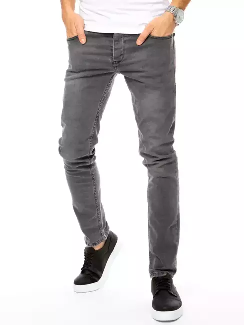 Spodnie męskie jeansowe ciemnoszare Dstreet UX3145
