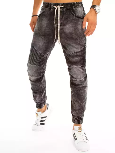 Spodnie męskie jeansowe ciemnoszare Dstreet UX3225