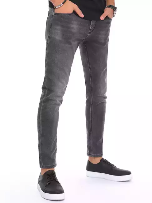 Spodnie męskie jeansowe ciemnoszare Dstreet UX3483