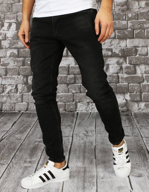 Spodnie męskie jeansowe czarne Dstreet UX2849