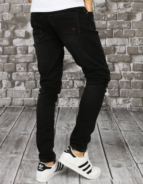 Spodnie męskie jeansowe czarne Dstreet UX2849