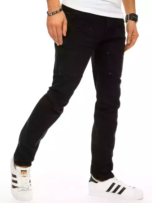 Spodnie męskie jeansowe czarne Dstreet UX2940