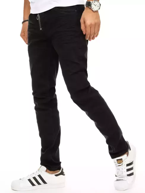 Spodnie męskie jeansowe czarne Dstreet UX2944