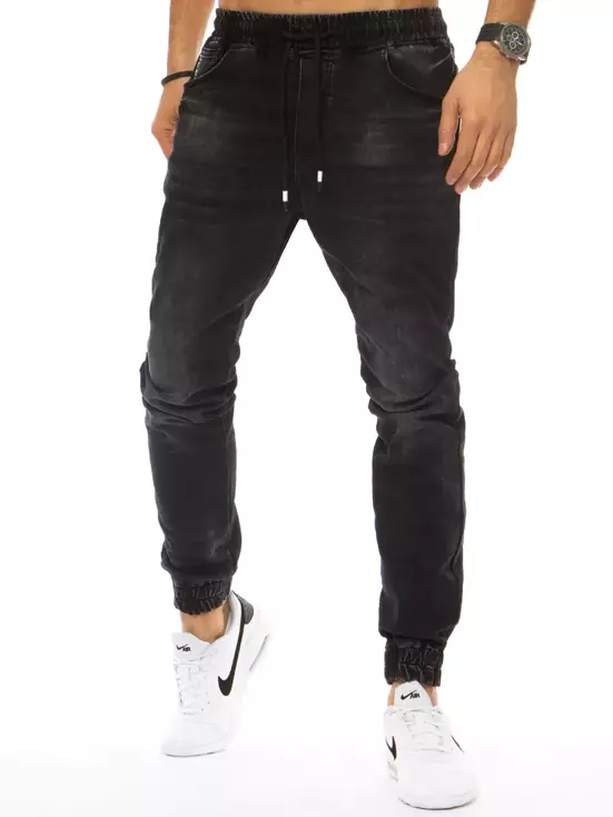 Spodnie męskie jeansowe czarne Dstreet UX3182