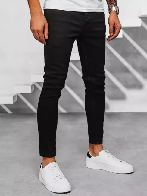 Spodnie męskie jeansowe czarne Dstreet UX3924