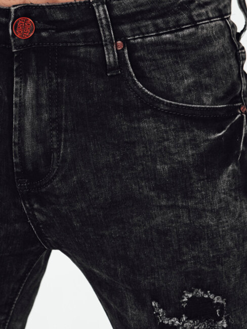 Spodnie męskie jeansowe czarne Dstreet UX4139