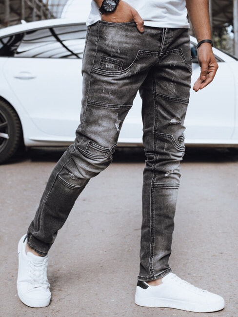 Spodnie męskie jeansowe czarne Dstreet UX4241