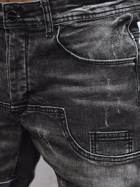 Spodnie męskie jeansowe czarne Dstreet UX4241