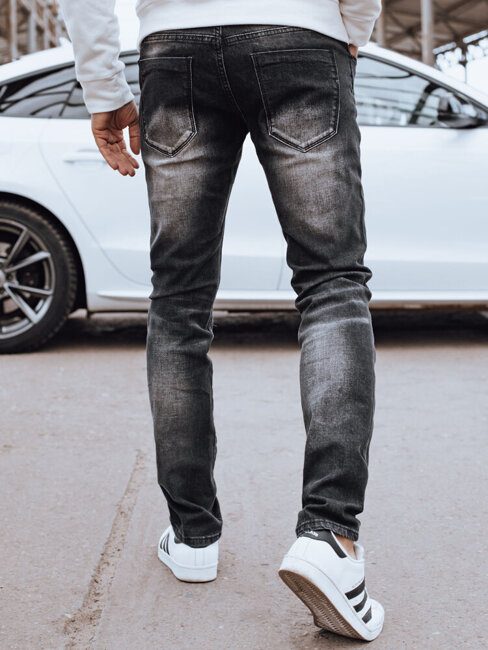 Spodnie męskie jeansowe czarne Dstreet UX4245