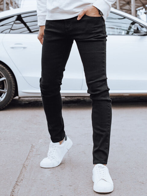 Spodnie męskie jeansowe czarne Dstreet UX4318