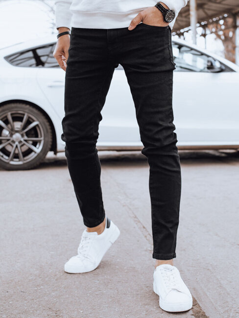 Spodnie męskie jeansowe czarne Dstreet UX4323