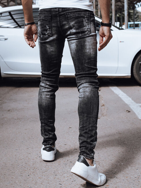 Spodnie męskie jeansowe czarne Dstreet UX4328