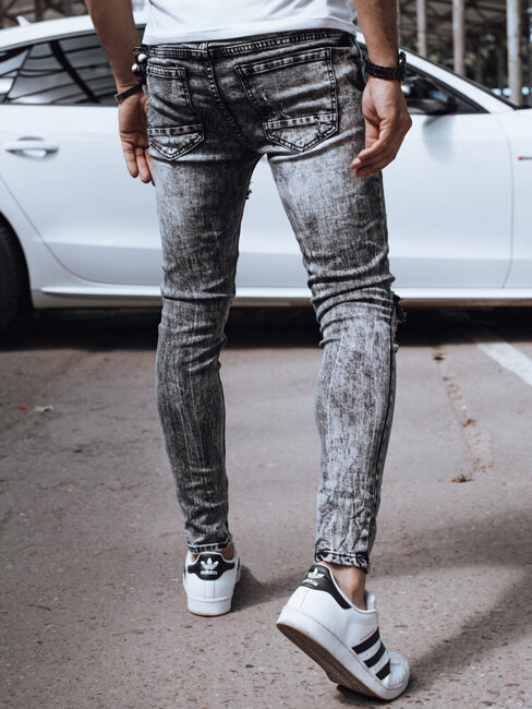 Spodnie męskie jeansowe czarne Dstreet UX4355