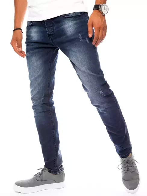 Spodnie męskie jeansowe granatowe Dstreet UX3826
