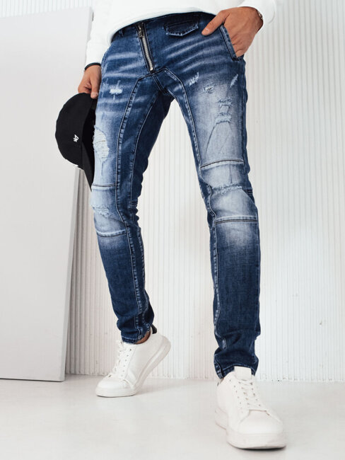 Spodnie męskie jeansowe granatowe Dstreet UX3828
