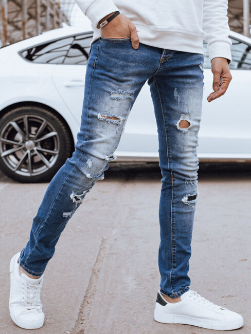Spodnie męskie jeansowe granatowe Dstreet UX4226