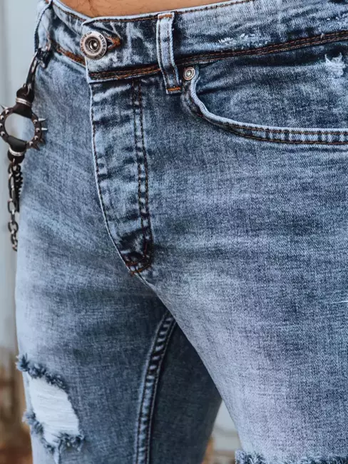 Spodnie męskie jeansowe jasnoniebieskie Dstreet UX3840