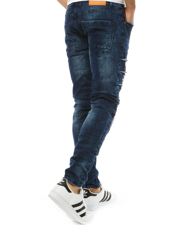 Spodnie męskie jeansowe niebieskie Dstreet UX1864