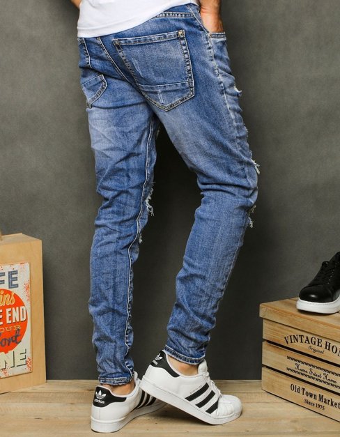 Spodnie męskie jeansowe niebieskie Dstreet UX2624