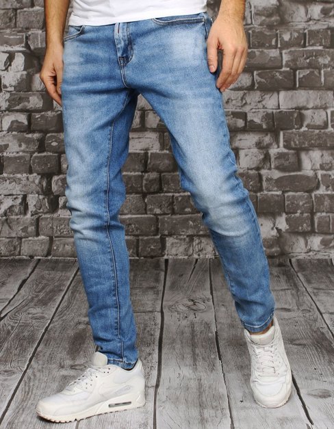 Spodnie męskie jeansowe niebieskie Dstreet UX2850