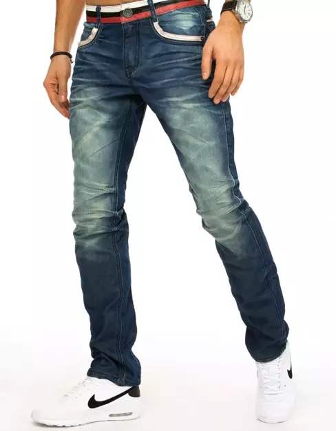 Spodnie męskie jeansowe niebieskie Dstreet UX2890