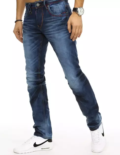 Spodnie męskie jeansowe niebieskie Dstreet UX2891